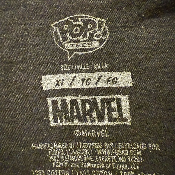 Marvel Pop! Tees Graphic Shirt Size XL - Picture 2 of 5